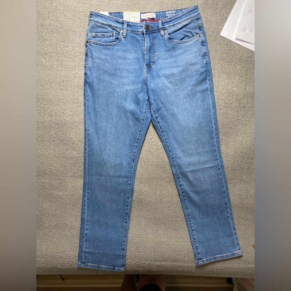 NWT English Laundry Harrow Mid-Rise Straight Fit Blue Denim Jeans